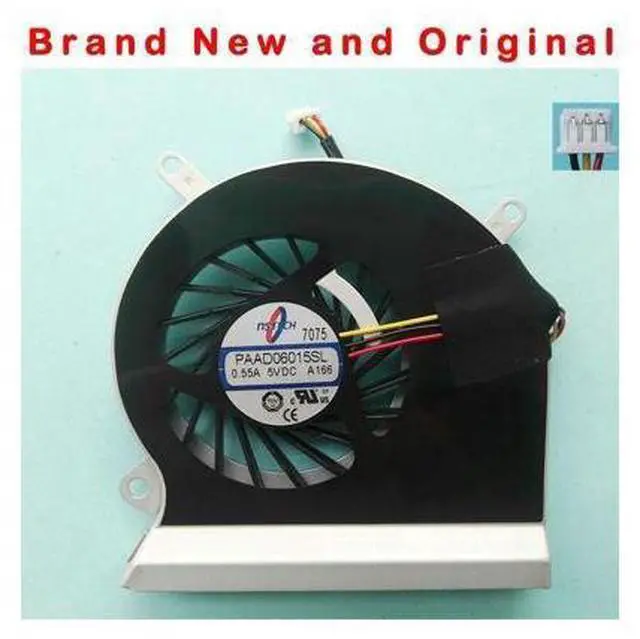 Main image of NEW CPU Cooling Fan cooler For MSI GE60 16GA 16GC series notebook PAAD06015SL 0.55A 5VDC A166 3pin