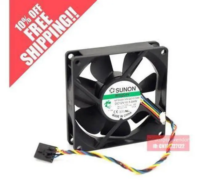 Main image of FOR DELL SUNON MF80201VX-Q010-S99 8020 12V 3.84W 4 wire cooling fan