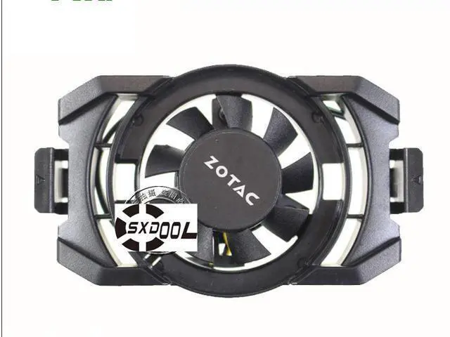 Alt view image 2 of 2 - For Zotac GTX1060 1070TI 1080 TI Extreme PLUS OC graphics card backplane small fan original APISTEK GA41S2L -PFTA DC12V 0.10A