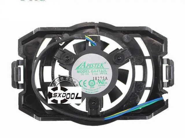 Main image of For Zotac GTX1060 1070TI 1080 TI Extreme PLUS OC graphics card backplane small fan original APISTEK GA41S2L -PFTA DC12V 0.10A