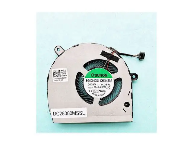 Alt view image 3 of 3 - New original CPU Cooling Fan For Dell 01GM4N 1GM4N EG50040S1-CH40-S9A DC28000MSSL DFS5K12304363P-FL3A DC28000MSFL DC5V 0.5A
