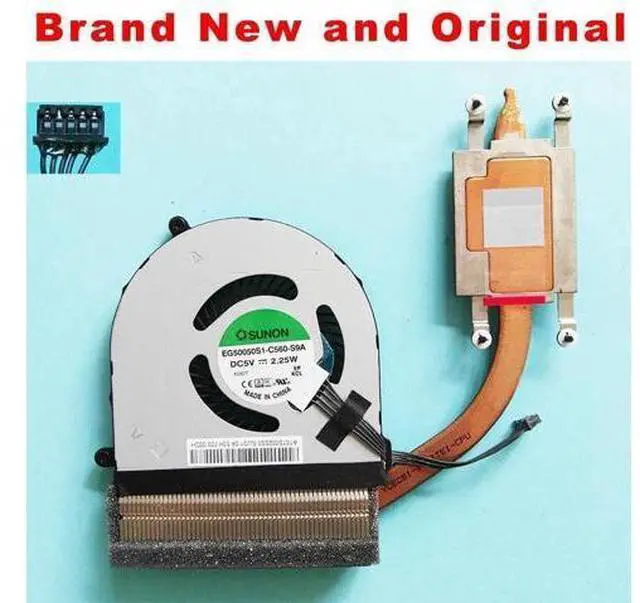 Main image of New Original radiator FOR Lenovo ThinkPad E550 E550C E555 CPU cooling fan cooler heatsink FRU 00HT551 EG50050S1-C560-S9A