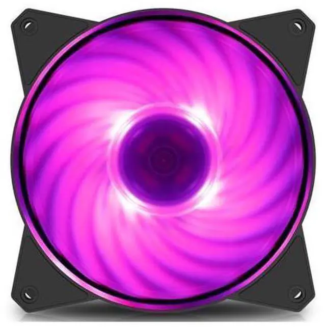 Main image of MasterFan MF120R RGB (PWM) with Hybrid-Design Fan Blade, Speed Profiles, Jam Protection, and Customizable Color Options by Cooler Master