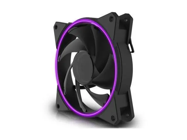 Alt view image 4 of 7 - MasterFan MF122R RGB (PWM) Angel Eye with Hybrid-Design Fan Blade, Speed Profiles, Jam Protection, and Customizable Color Option by Cooler Master