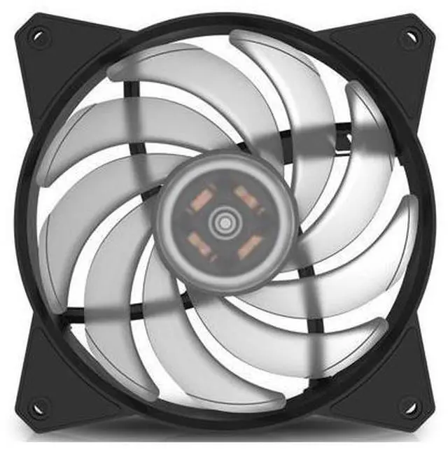 Alt view image 3 of 7 - MasterFan MF120R RGB (PWM) with Hybrid-Design Fan Blade, Speed Profiles, Jam Protection, and Customizable Color Options by Cooler Master