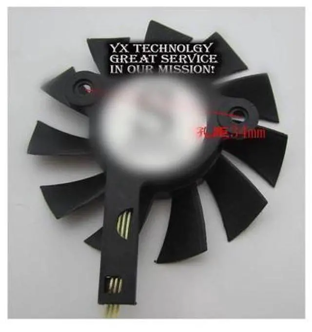 Main image of New 6010 Computer graphics radiator silent fan leaves 3-pin motherboard 58mm diameter