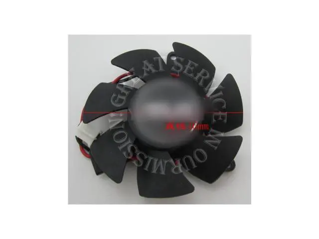 Alt view image 3 of 3 - video card fanNew Graphics card fan 46mm diameter 39mm pitch 2.0 Terminal Cable length 11cm
