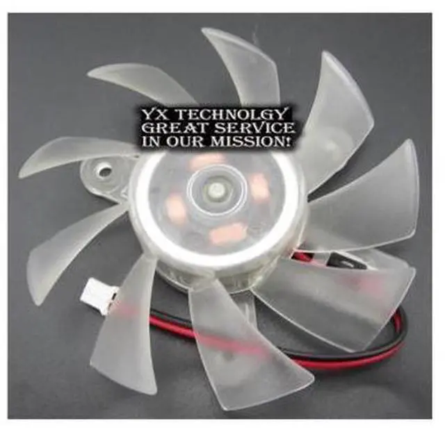Main image of video card fanNew Graphics card fan PLA08015S12HH 12V 0.35A 75mm diameter