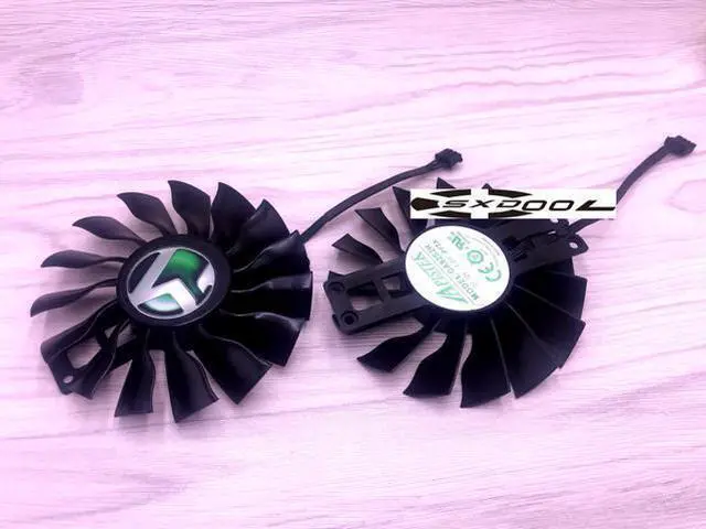 Main image of FD9015H12S GA92S2H For MAXSUN GTX 970 960 graphics card fan 4-pin temperature control 12V cooler (1 Pair)