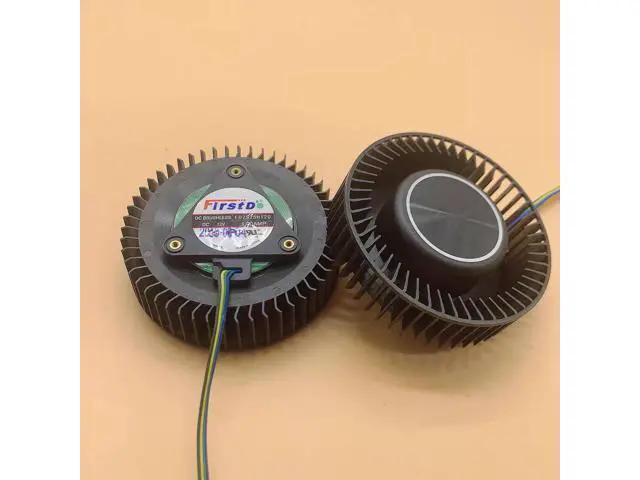 Alt view image 4 of 4 - For MSI AMD RX VEGA 56/ RX VEGA 64 Public Edition Turbo Cooling Fan 12V PLB07525B12HH FD7525H12D