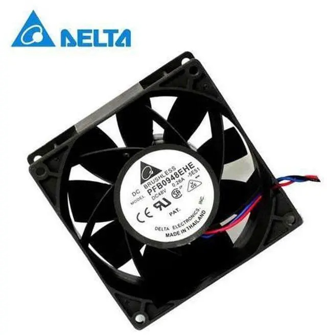 Main image of Delta original Blower Fan DC 48V 0.26A 28.8W Inverter Fan 7000RPM 9038 9cm 90*90*38mm PFB0948EHE Blower Cooling Fan
