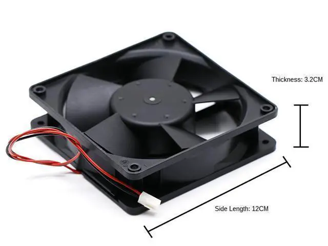 Alt view image 3 of 3 - Ebmpapst 4394 12032 12CM 24V 5.0W 210ma High-End Converter Cooling Fan