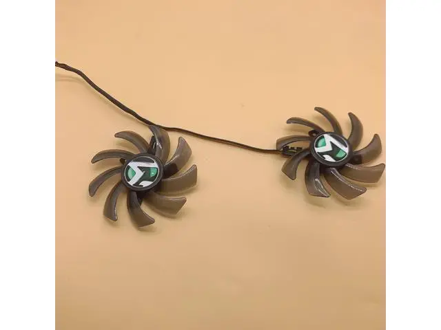 Alt view image 2 of 4 - For Palit MAXSUN GTX1060 1070 1070Ti Giant graphics card cooling fan original FDC10H12D9-C DC12V GA91S2U