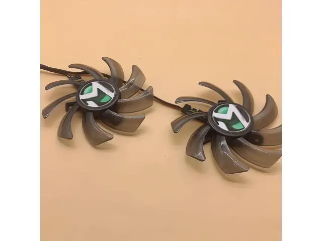 Alt view image 3 of 4 - For Palit MAXSUN GTX1060 1070 1070Ti Giant graphics card cooling fan original FDC10H12D9-C DC12V GA91S2U