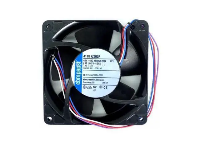 Main image of ebmpapst 4118 N\/2H3P 4118N\/2H3P DC 48V 22W 120x120x38mm 4-wire Server Square Fan