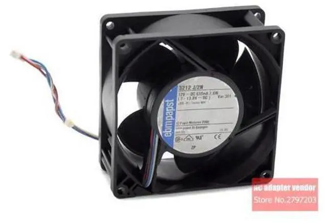 Alt view image 2 of 6 - ebm papst 3212 J\/2N 9238mm DC 12V 7.6W server cooling fan cooling fan