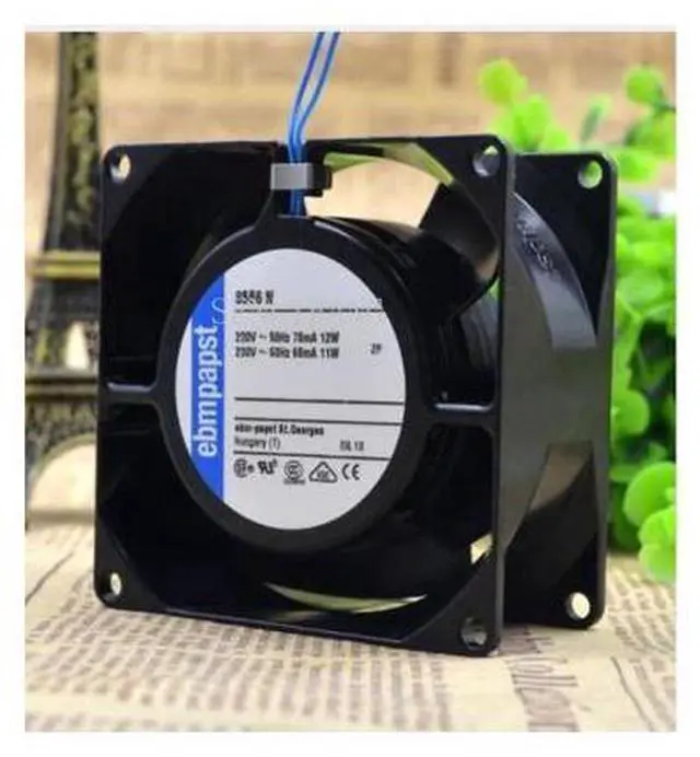 Main image of Delivery.8556 n AC230V 8 cm ebmpapst 8038 full metal high temperature resistant fan in Germany One year warranty