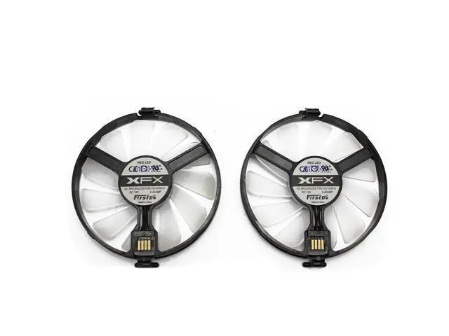 Alt view image 3 of 4 - FDC10U12S9-C For XFX AMD Radeon R7 370 RX 470 480 570 580 RX460 RX 460 cooling fan