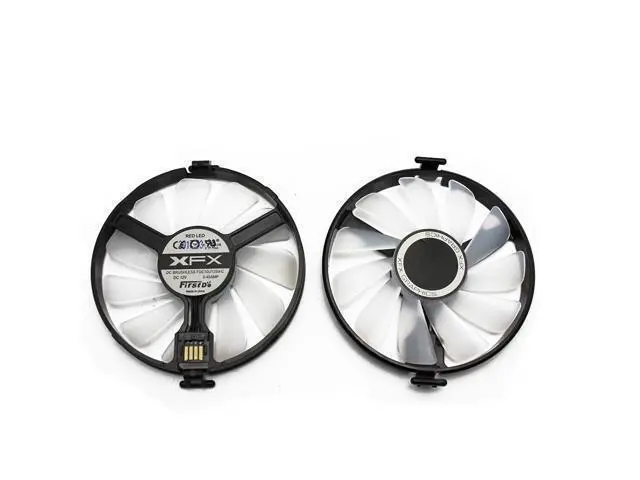 Alt view image 4 of 4 - FDC10U12S9-C For XFX AMD Radeon R7 370 RX 470 480 570 580 RX460 RX 460 cooling fan