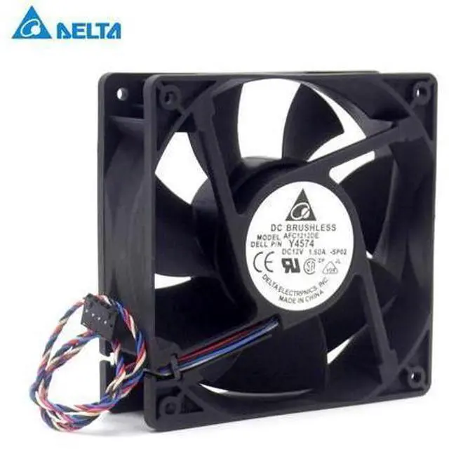 Main image of Delta AFC1212DE 12038 12cm 120mm DC 12V 1.6A pwm ball fan thermostat inverter server cooling fan