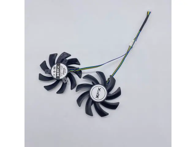Alt view image 5 of 5 - For XFX R9-470 470D 480 R9-380 380X 390 390X graphics card 4-wire PWM fan FirstD FDC10H12D9-C