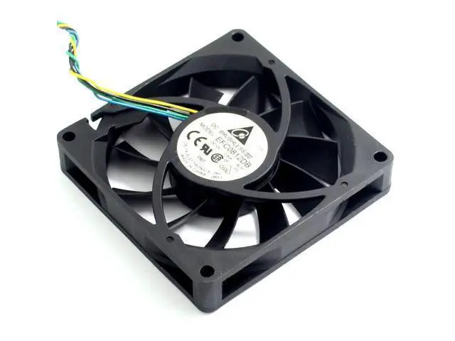 Alt view image 5 of 6 - 5pcs ! 8CM 80MM 8015 8*8*1.5CM 80*80*15MM 12V 0.5A 4-wire PWM Fan EFC0812DB Cooling fan