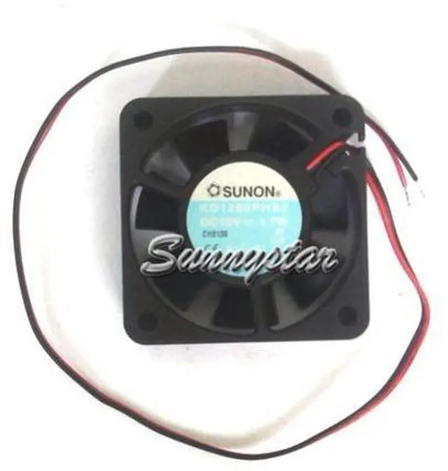 Main image of Square Cooler of SUNON 50*15mm KD1205PHS2 with 12V 1.7W 2-Wires