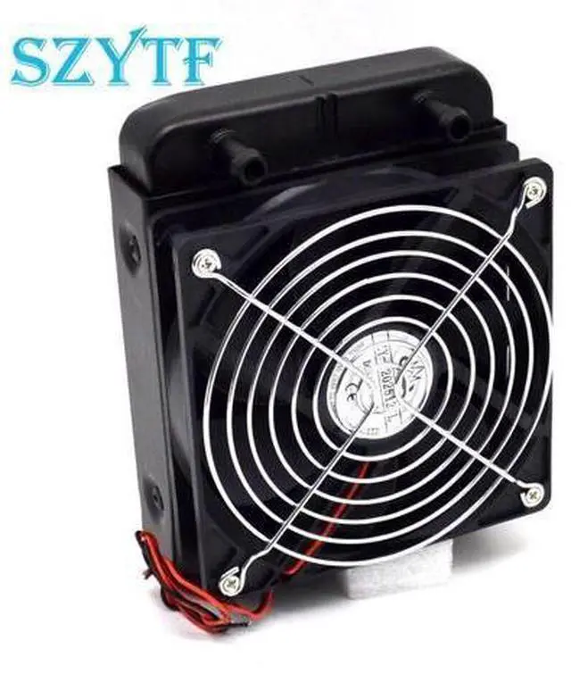 Main image of 1pcs Low Noise 120 x 120mm Water Cooling CPU Cooler Row Heat Exchanger Radiator with Fan