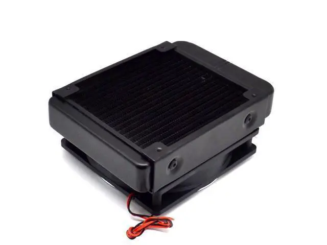 Alt view image 3 of 3 - 1pcs Low Noise 120 x 120mm Water Cooling CPU Cooler Row Heat Exchanger Radiator with Fan