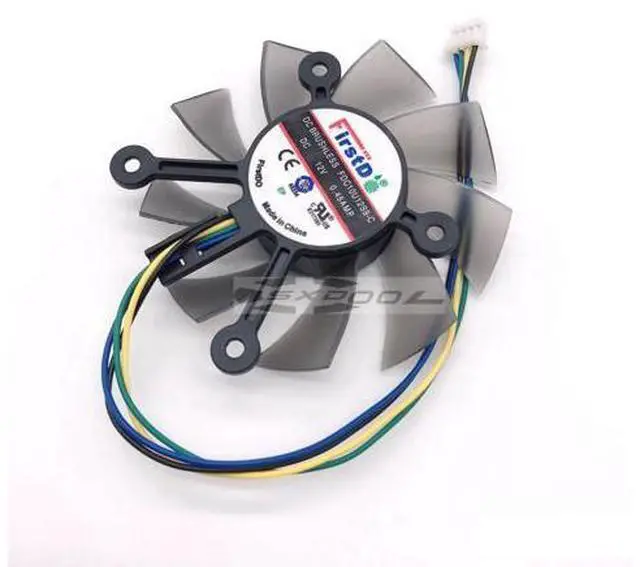 Main image of For ASUS GTX 550TI 750 460 560 6670 6850 7770 7850 Graphics Fan FirstD FD8015U12D