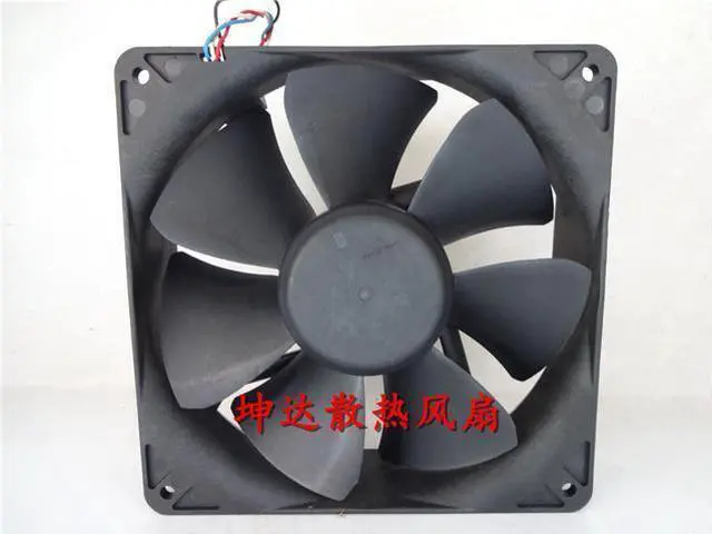 Alt view image 2 of 2 - SUNON EFE0381B1-Q020-F9B 12V 14CM 7.92W cooling fan 140 * 140 * 38mm