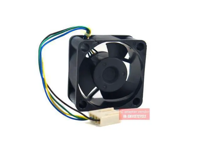 Alt view image 5 of 6 - EVERFLOW R124020BL 4020 12V 0.13A Double ball bearing 4 wire cooling fan