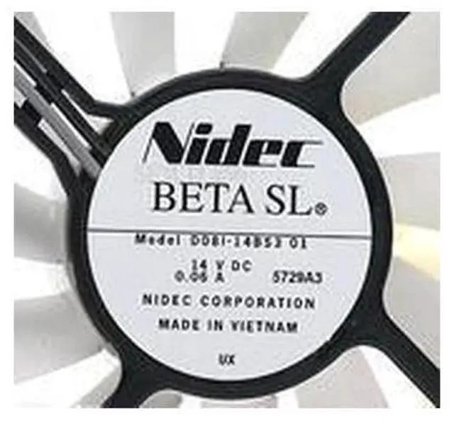 Main image of for D081-14BS3 DC 14 V0.06A 80x80x15mm 2-Wire Server Cooler Fan