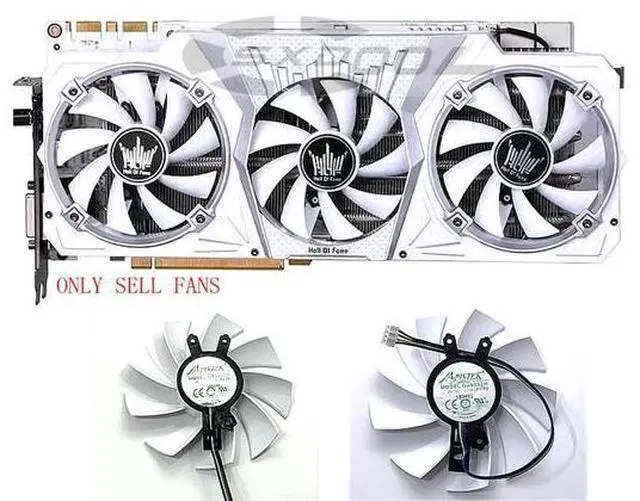Main image of For Galaxy HOF GTX1060 1070 970 1080ti limited edition graphics card fan GA92S2H