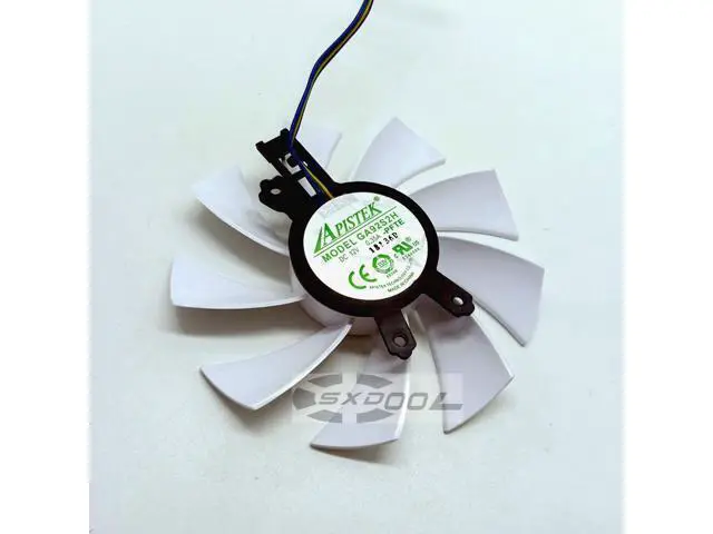 Alt view image 6 of 7 - For Galaxy HOF GTX1060 1070 970 1080ti limited edition graphics card fan GA92S2H