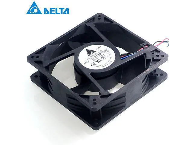 Alt view image 5 of 6 - Delta 12738 12.7CM inverter device fan 24V 1.38A EFB1324SHE-FOO 127*127*38mm