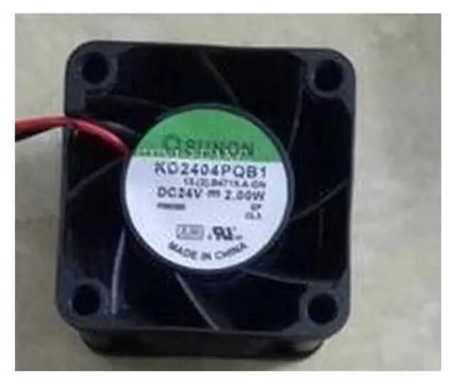 Main image of for SUNON KD2404PQB1 13.(2).B4715.A.GN DC 24V 2.0W 40x40x28mm 2-wire Server Square Fan