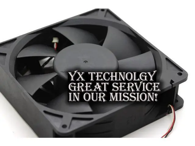 Alt view image 3 of 3 - EFE0381B1-Q000-F99 14CM 12V 4.08W durable dual ball bearing fan 140 * 140 * 38mm