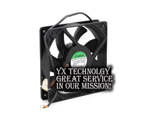Alt view image 2 of 6 - SUNON KDE1212PTB2 12025 12V 2.6W three line stall warning fan 120*120*25mm