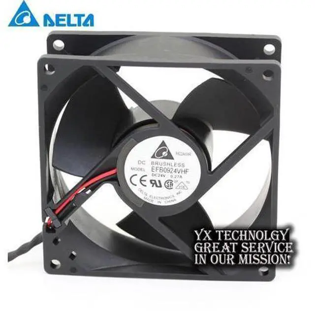 Main image of and EFB0924VHF 9CM 9032 24V 0.27A two line drive fan Delta 90*90*32mm