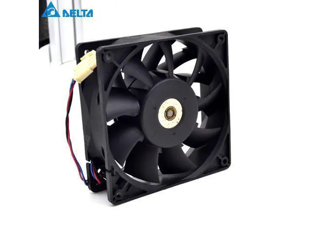Alt view image 6 of 6 - Delta FFB1224EHE-BROO 12038 24V 1.5A with connector converter fan