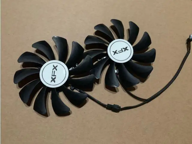 Alt view image 4 of 4 - HA9010H12F-Z For XFX R9 470 470D 480 R9 380 380X 390 390X Graphics Card Fan