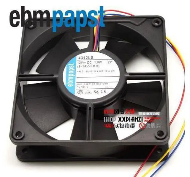 Main image of TY-P4312LS 12032 12V 1.5W double ball bearing 3-wire radiator fan speed 120*120*32mm