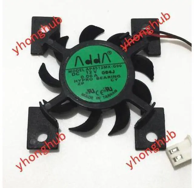Main image of ADDA AP4512MX-G90 DC 12V 0.06A 45x45x8mm 2 wire Server Cooling Fan