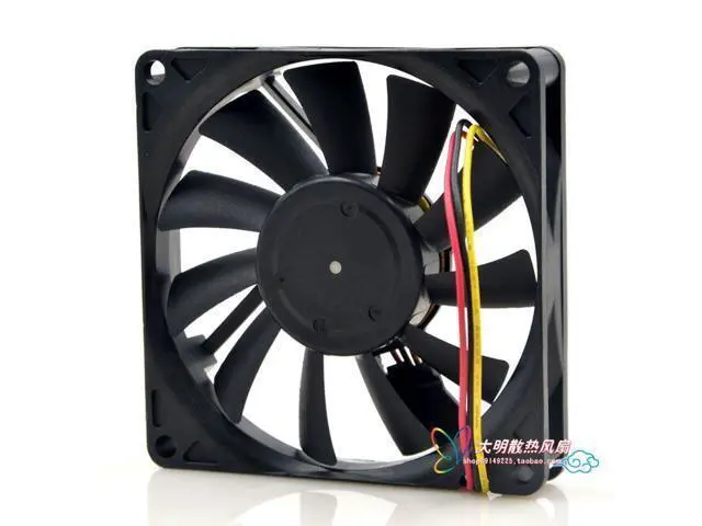 Alt view image 2 of 2 - COFAN F-8015H12B Server Cooling Fan DC 12V 0.35A 80x80x15mm 3-wire