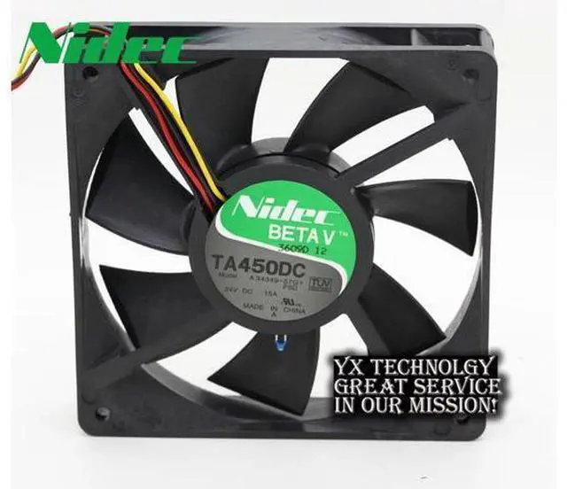 Main image of Nidec TA450DC A34349-57G1 12cm 12025 24V 0.15A double ball bearing 3-wire fans nidec
