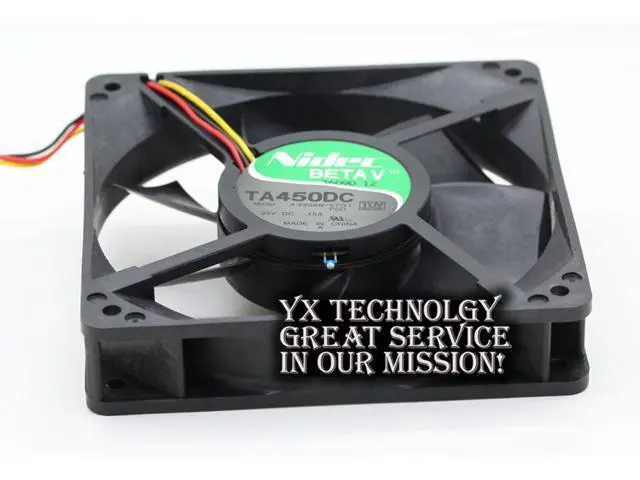 Alt view image 5 of 6 - Nidec TA450DC A34349-57G1 12cm 12025 24V 0.15A double ball bearing 3-wire fans nidec