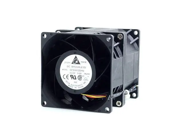 Alt view image 2 of 6 - 8cm high speed car booster fan violence in 8090 12V 5.88A GFB0812DHU Delta 80*80*90mm