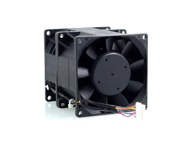 Alt view image 4 of 6 - 8cm high speed car booster fan violence in 8090 12V 5.88A GFB0812DHU Delta 80*80*90mm