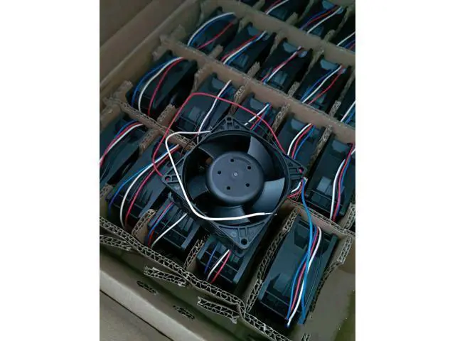 Alt view image 2 of 4 - NEW ADDA AS08024HB385BB2 DC24V 2.5A 8CM 8038 Server Cooling fan 80MM X 38MM Dual Balls Bearing 4-Lead wires Waterproof Fan